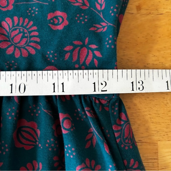 MATA TRADERS Floral Print Dress with 3/4 Length Sleeves - Picture 7 of 9